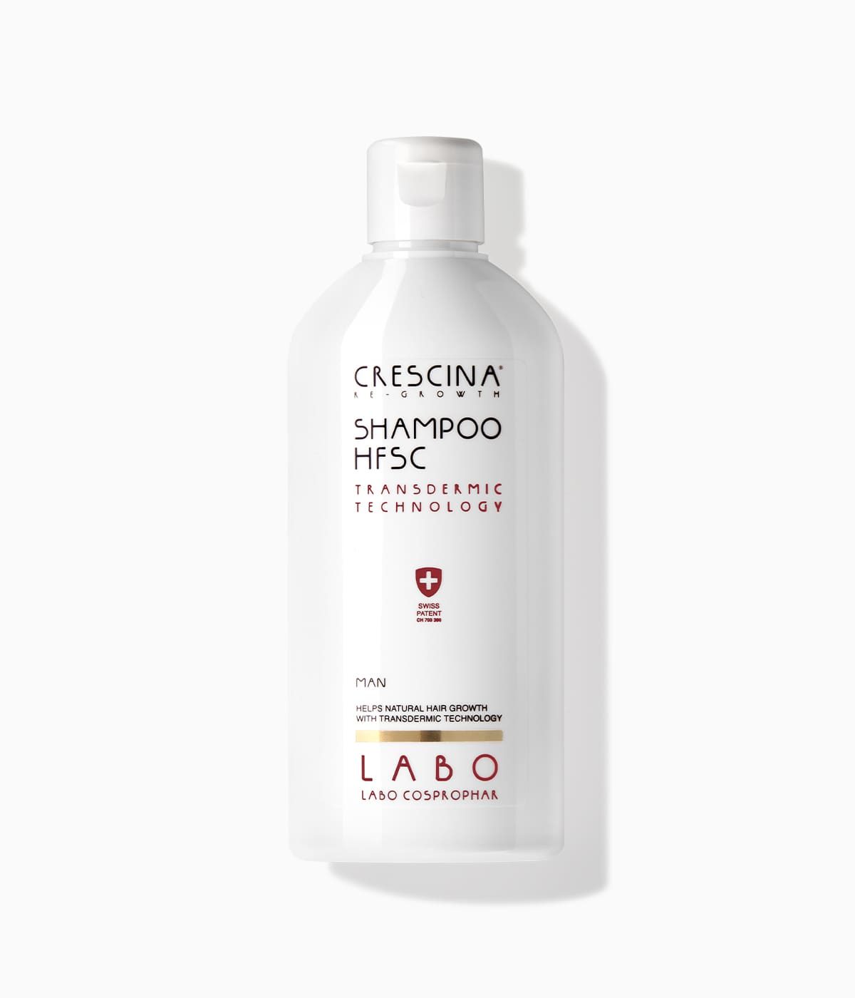 Crescina Transdermic HFSC шампунь для возобновления роста волос для мужчин, 200 мл